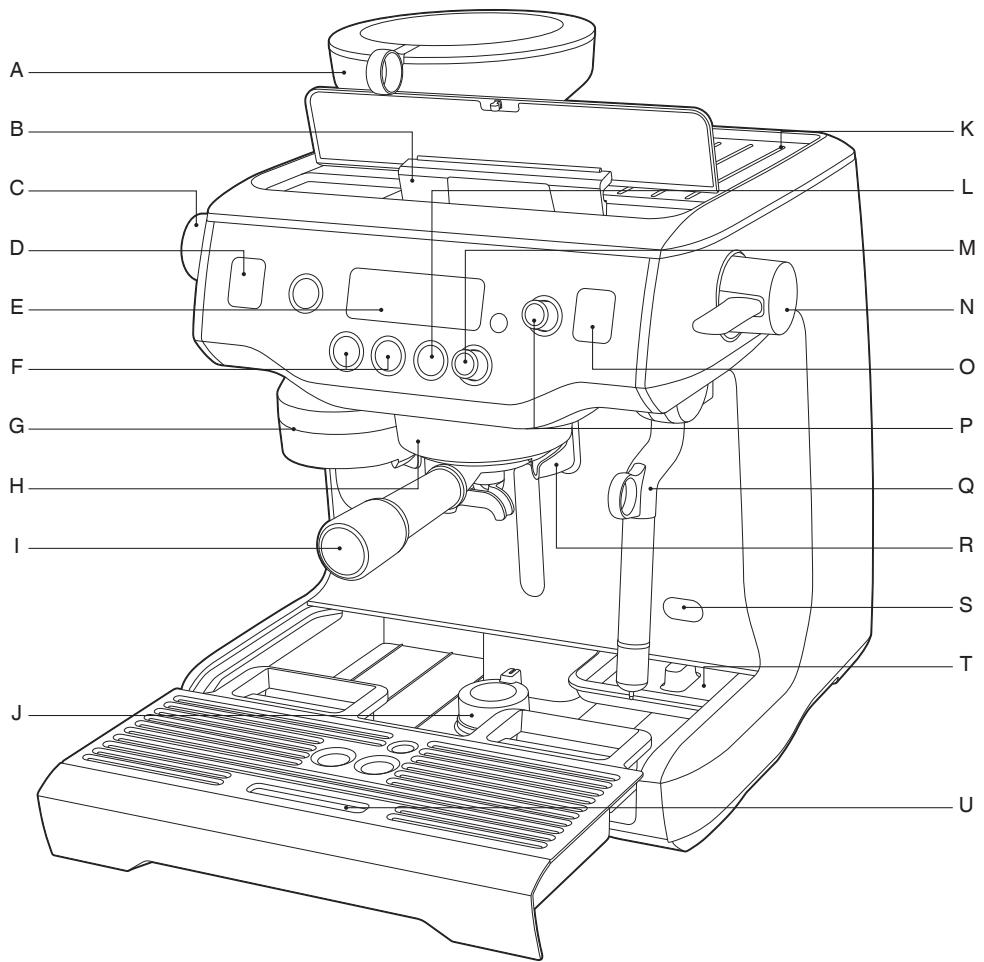 SAGE ORACLE SES 980 BTR - Usage domestique uniquement conservez ces instructions - 1