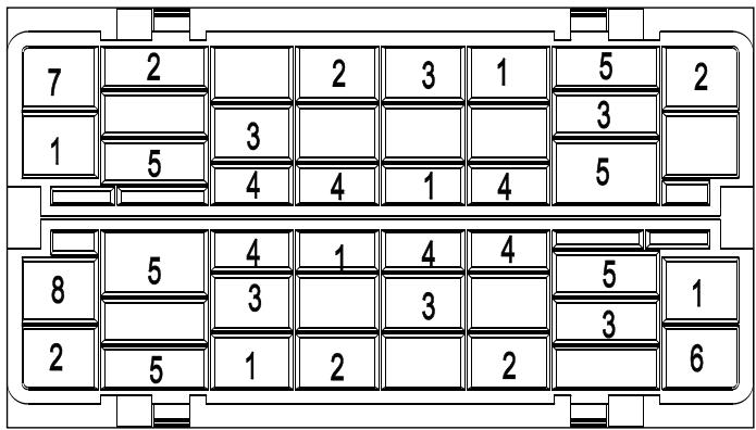 MEDION MD 37210 - Exemple de chargement des couverts - 1
