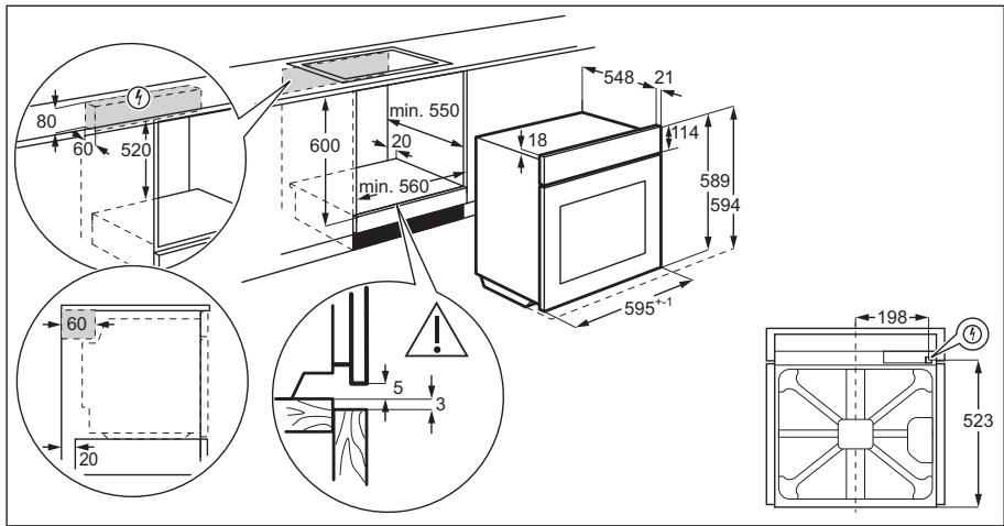 ZANUSSI ZOHKD3X1 - Encastrement - 1