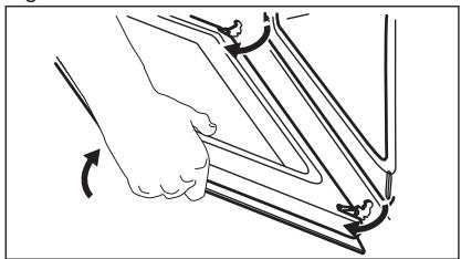 ZANUSSI ZOHKD3X1 - Retrait et installation de la porte - 5