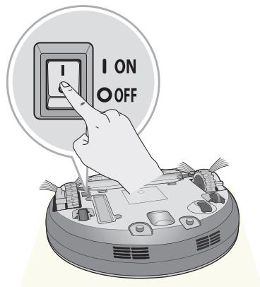 LG VR1027R  -  VR1027R - Mise sous tension par l'interrupteur - 1