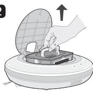 LG VR1027R  -  VR1027R - NETTOYAGE DU BAC À POUSSIÈRE - 2