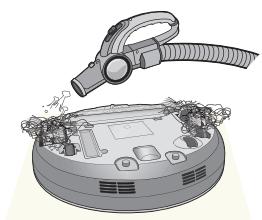 LG VR1027R  -  VR1027R - Message sonore "Veuillez vérifier la brosse." - 1