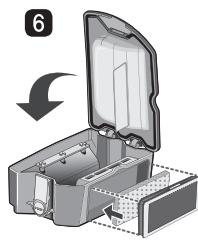 LG VR1027R  -  VR1027R - NETTOYAGE DU BAC À POUSSIÈRE - 6