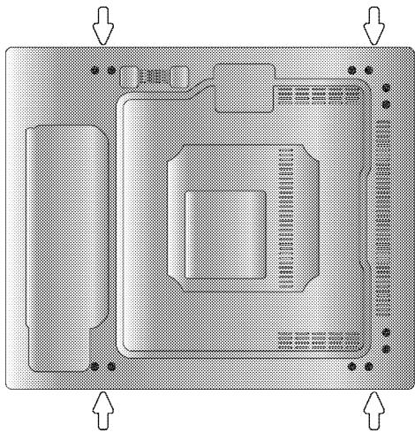 BEKO HIGE64100X - Vue de derrière (orifices de raccord) - 1