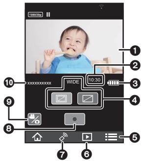 PANASONIC HX-A1 - Vérifier avant l'enregistrement - 1