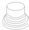 AMICA EB7541W - Remplacement de la lampe du four - 1