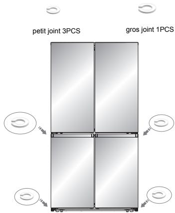 HISENSE RQ731N4WI1 - Aligner les portes (si nécessaire) - 1