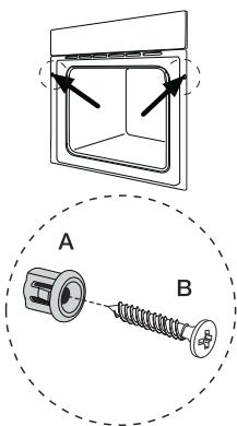 THOMSON TMFP701IX - Fixation du four dans un meuble - 1