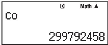 CASIO FX-570ES PLUS - Constantes scientifiques - 3