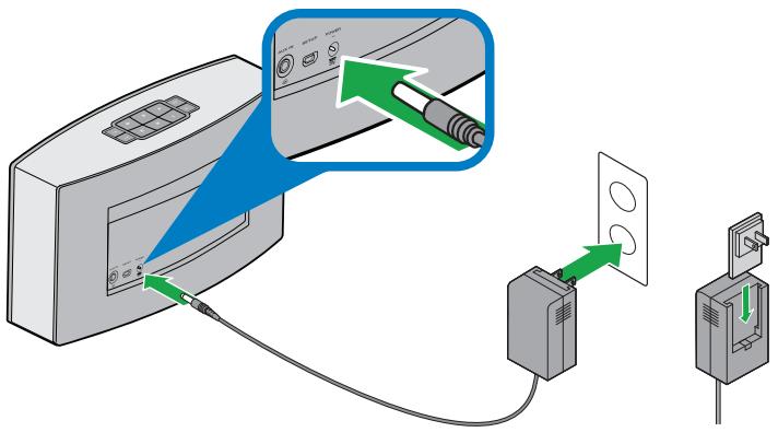 BOSE SOUNDTOUCH 30 - Branchement du système au secteur - 1