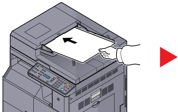 KYOCERA TASKALFA 2200 - Mettre en place les originaux. - 1