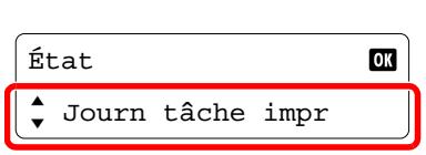 État Journ tâche impr