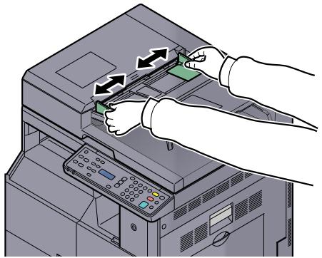KYOCERA TASKALFA 2200 - Régler les guides de largeur de papier. - 1