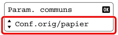 Param. communs Conf.orig/papier