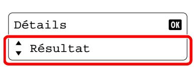 Détails ▲ Résultat OK