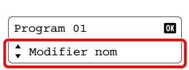 Program 01 ◀ Modifier nom