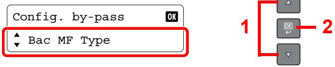 Config. by-pass OK Bac MF Type 1 2
