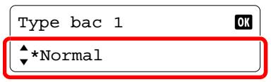 Type bac 1 *Normal
