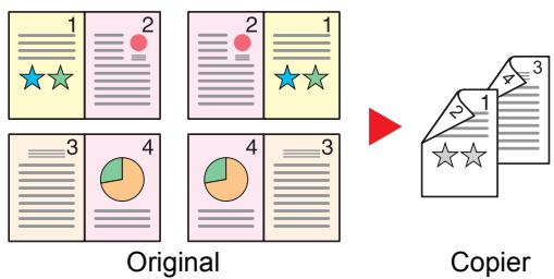 1 2 ★ 2 1 ★ 3 4 4 3 Original Copier