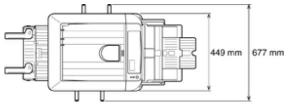 OKI C824N - Dimensions de l'imprimante - 4