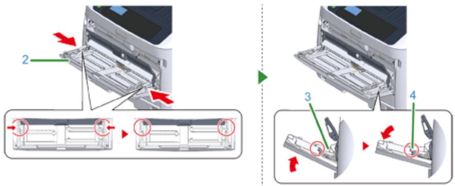 OKI C824N - Nettoyage des rouleaux d'alimentation papier (Bac MP) - 10