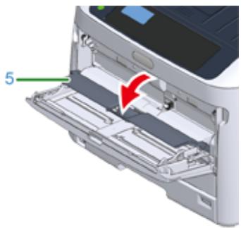 OKI C824N - Nettoyage des rouleaux d'alimentation papier (Bac MP) - 9