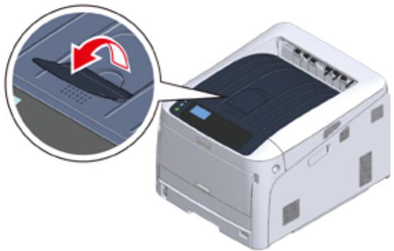 OKI C824N - - Utilisation du bac de sortie - 2
