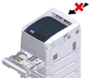 OKI C824N - Comment utiliser l'outil de protection contre le basculement - 4
