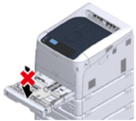 OKI C824N - Comment utiliser l'outil de protection contre le basculement - 3