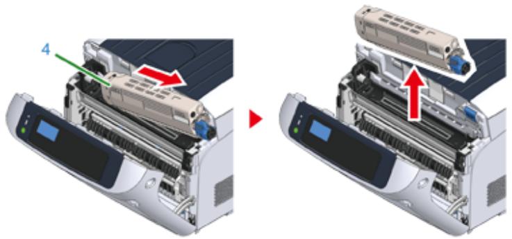 OKI C824N - Pour la cartouche de toner K (noir) uniquement - 4