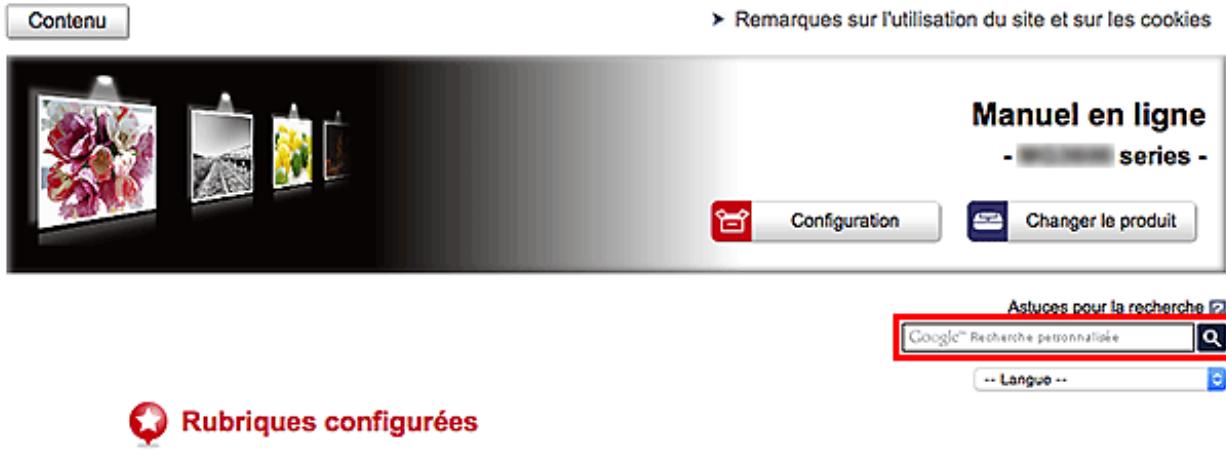 CANON G1520 - Astuces pour la recherche - 1