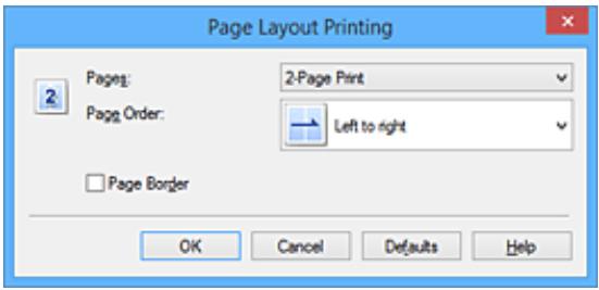 CANON G1520 - Impression mise en page - 3