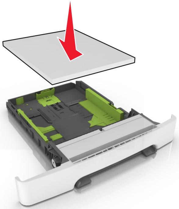 LEXMARK CS417DN - Chargez le papier correctement - 2