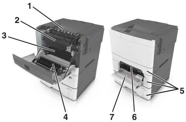 LEXMARK CS417DN - Remarques : - 1