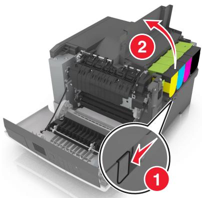 LEXMARK CS417DN - Remplacement de la bouteille de récupération de toner - 4