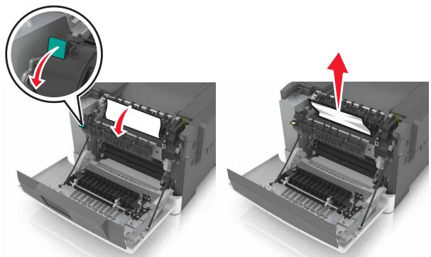 LEXMARK CS417DN - Bourrage papier dans l'unité de fusion - 4