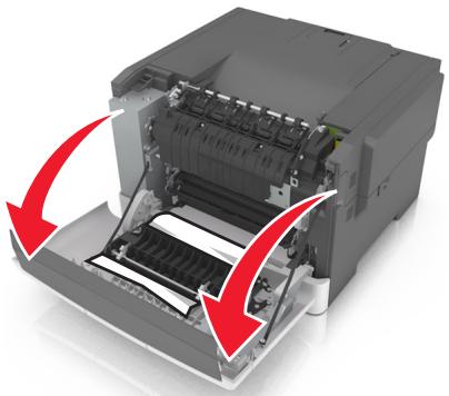 LEXMARK CS417DN - Bourrage papier dans l'unité d'impression recto verso - 1