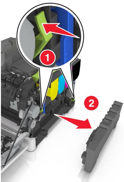 LEXMARK CS417DN - Remplacement de la bouteille de récupération de toner - 6