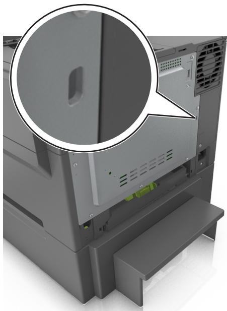 LEXMARK CS417DN - Utilisation de la fonction de verrouillage - 1
