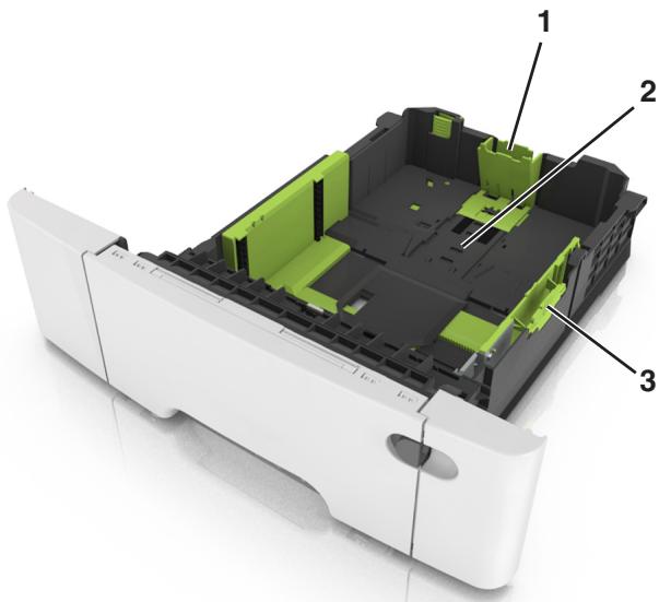 LEXMARK CS417DN - Chargement du double bac 650 feuilles - 2