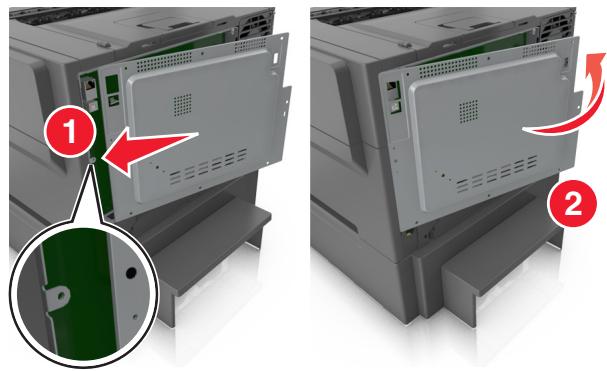 LEXMARK CS417DN - Accès à la carte logique - 5