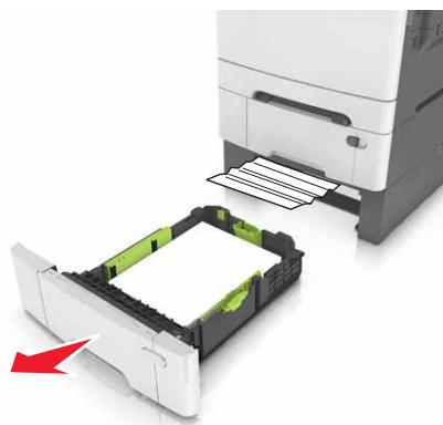 LEXMARK CS417DN - Bourrage papier dans les tiroirs - 1