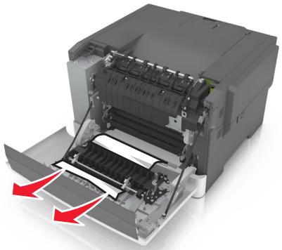 LEXMARK CS417DN - Bourrage papier dans l'unité d'impression recto verso - 2