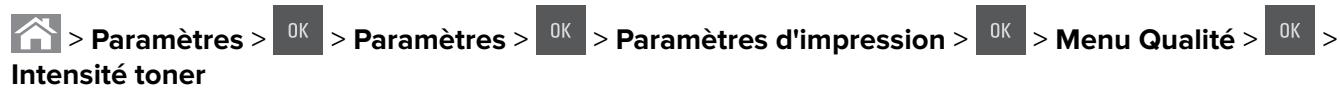 LEXMARK CS417DN - Utilisation du panneau de commandes de l'imprimante - 1