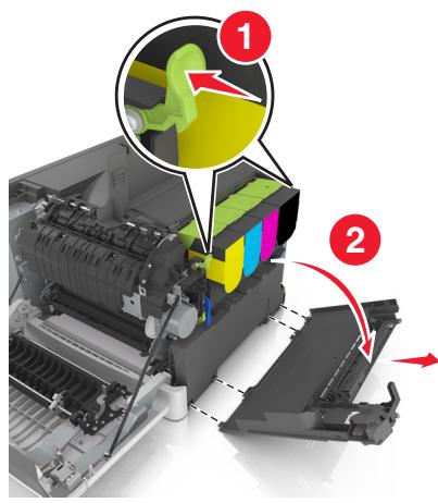 LEXMARK CS417DN - Remplacement de la bouteille de récupération de toner - 5