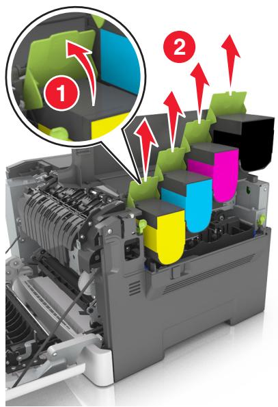 LEXMARK CS417DN - Remplacement d'un kit de traitement d'images en noir et blanc et en couleur - 4