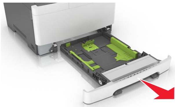 LEXMARK CS417DN - Chargement des bacs 250 et 550 feuilles - 2