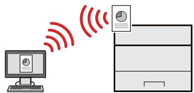 KYOCERA ECOSYS P5021CDN - Installer la machine sans se soucier des câbles réseau (réseau sans fil) - 1