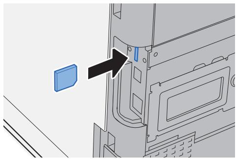 KYOCERA ECOSYS P5021CDN - Installation et formatage de la carte mémoire sd/sdhc - 3